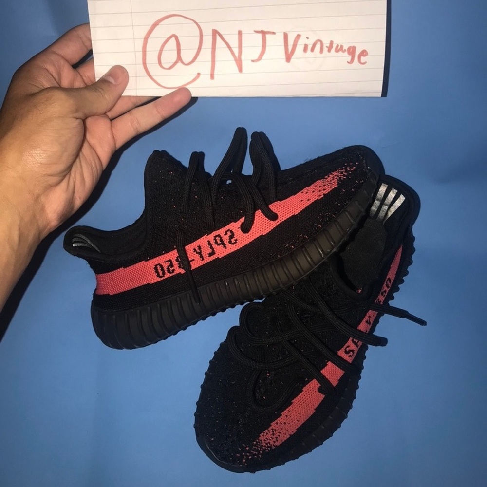 Yeezy 350 Core Black Red Size 6